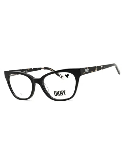 Dkny Stylish Cat-eye Eyeglasses For Women In Black