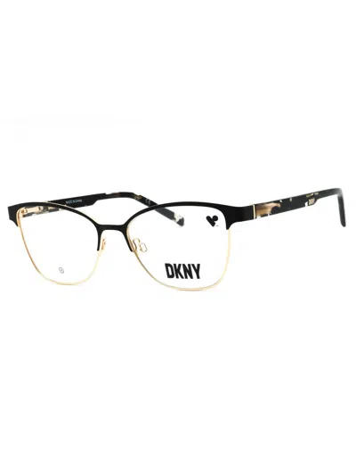 Dkny Stylish Rectangular Women's Eyeglasses In Black
