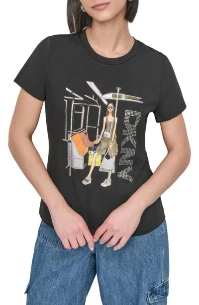 Dkny Subway Graphic T-shirt