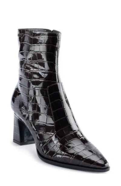 Dkny Sunny Pointed Toe Bootie In Brown