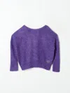 DKNY SWEATER DKNY KIDS COLOR VIOLET,G06032019