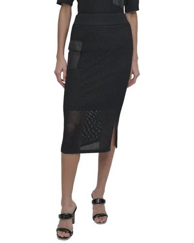 Dkny Sweater Skirt In Black