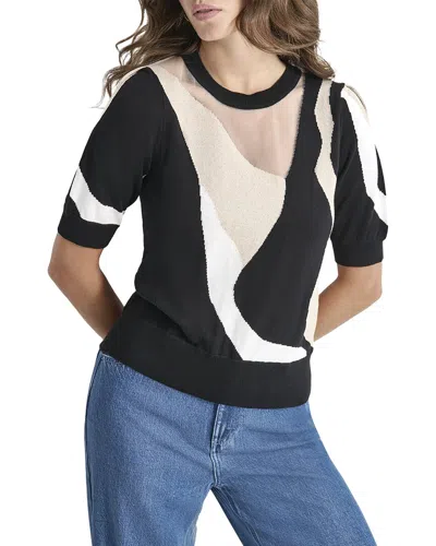 Dkny Sweater Top In Multi