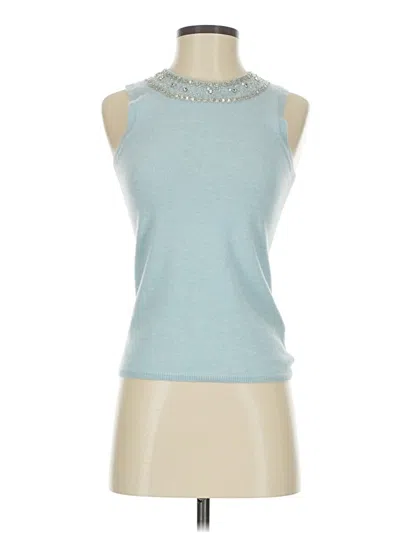 Pre-owned Dkny Sweater Vest In Blue