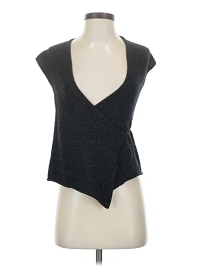 Pre-owned Dkny Sweater Vest In Gray