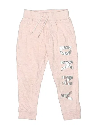 Pre-owned Dkny Kids' Sweatpants In Pink