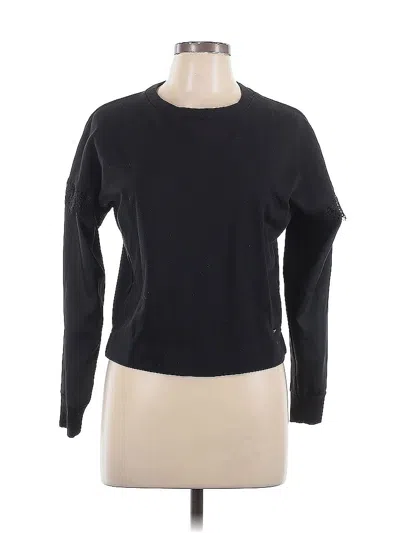 Pre-owned Dkny Sweatshirt In Black
