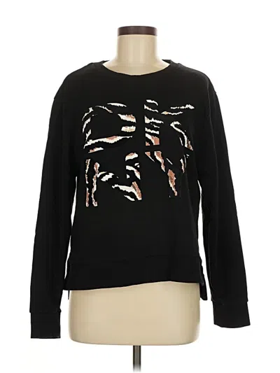 Pre-owned Dkny Sweatshirt In Black