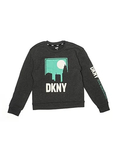 Pre-owned Dkny Kids' Sweatshirt In Black