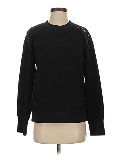 Pre-owned Dkny Sweatshirt In Black