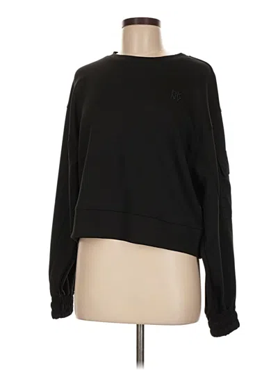 Pre-owned Dkny Sweatshirt In Black