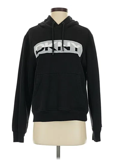 Pre-owned Dkny Sweatshirt In Black