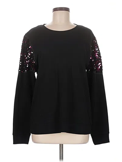 Pre-owned Dkny Sweatshirt In Black