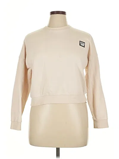 Pre-owned Dkny Sweatshirt In Brown