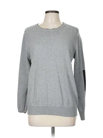 Pre-owned Dkny Sweatshirt In Gray