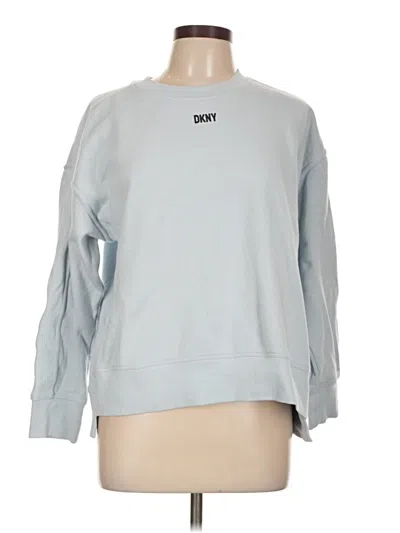 Pre-owned Dkny Sweatshirt In Gray