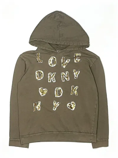 Pre-owned Dkny Kids' Sweatshirt In Green