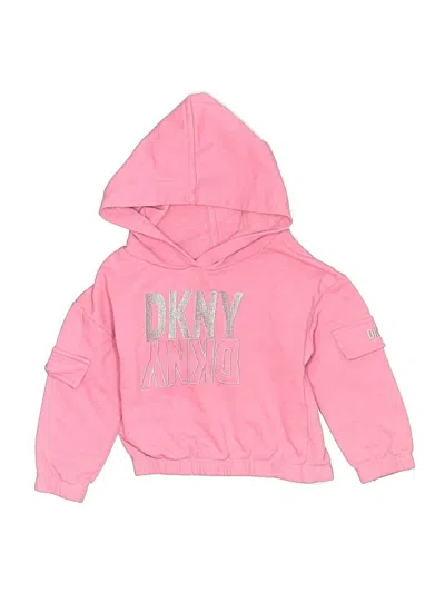 Pre-owned Dkny Kids' Sweatshirt In Pink