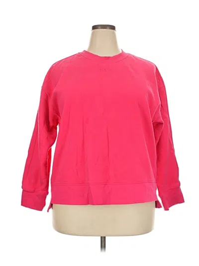 Pre-owned Dkny Sweatshirt In Pink