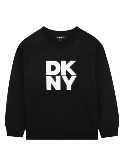 Dkny Sweatshirt With Logo In Black