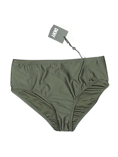 Pre-owned Dkny Swimsuit Bottoms In Green