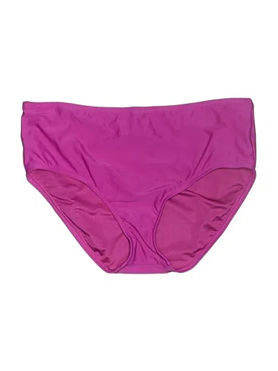 Pre-owned Dkny Swimsuit Bottoms In Purple