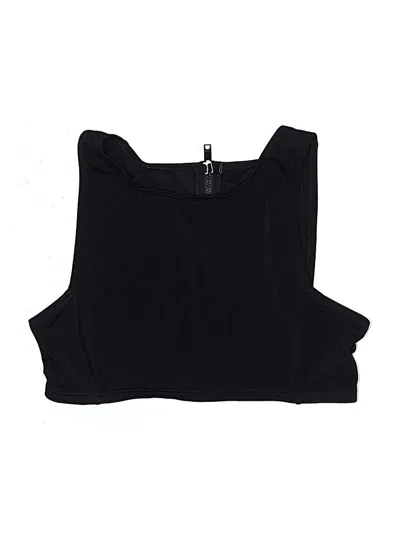 Pre-owned Dkny Swimsuit Top Black Swimwear