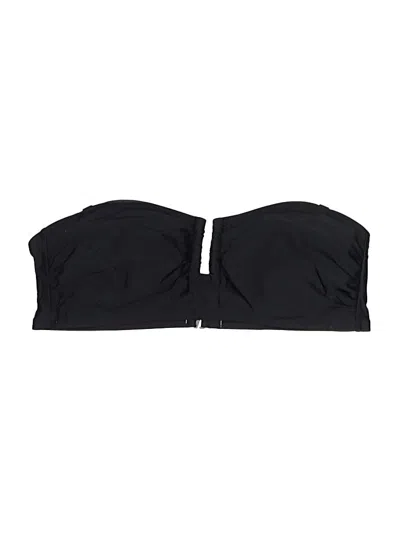 Pre-owned Dkny Swimsuit Top Black Swimwear