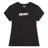 Dkny Logo-print T-shirt In Black