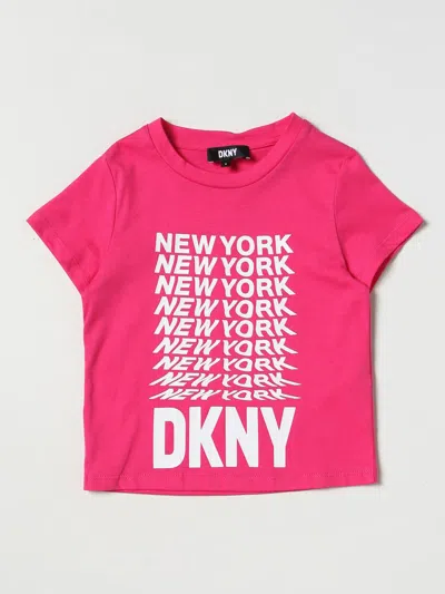 Dkny T-shirt  Kids Colour Fuchsia