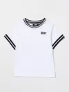 Dkny Logo-print Organic-cotton T-shirt In White