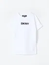 DKNY T-SHIRT DKNY KIDS COLOR WHITE,G06059001