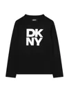Dkny T-shirt With Logo In Black