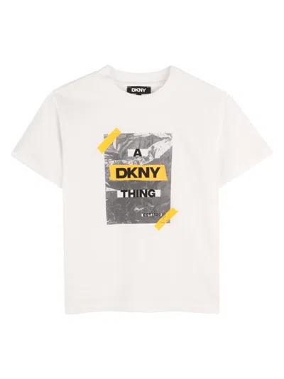 DKNY T-SHIRT WITH LOGO