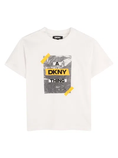 Dkny T-shirt With Logo In White