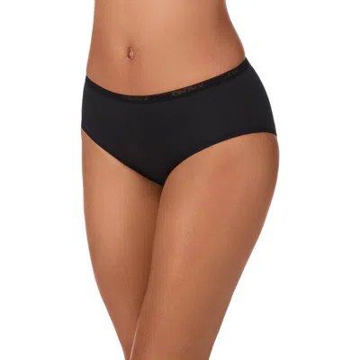 Dkny Table Top Stretch Cotton Blend Briefs In Black