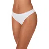 Dkny Table Top Stretch Cotton Blend Bikini In White