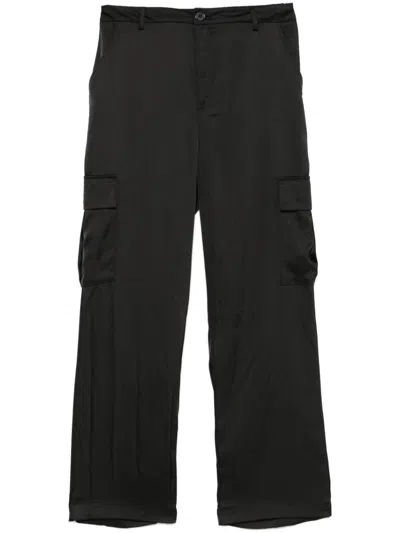 Dkny Taillenhose Aus Satin In Schwarz