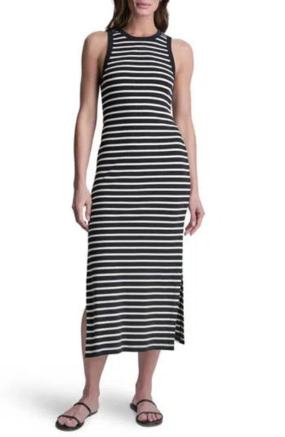 Dkny Tank Maxi Dress In Black