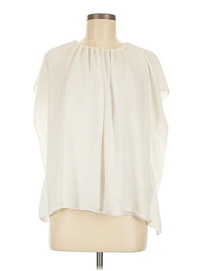 Pre-owned Dkny Tank Top Ivory Halter Neckline Tops