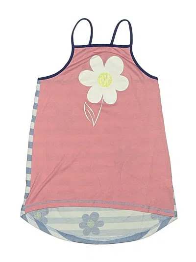 Pre-owned Dkny Kids' Tank Top Pink Halter Neckline Tops