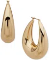 Dkny Taper Puffy Large Hoop Earrings, 2.06"