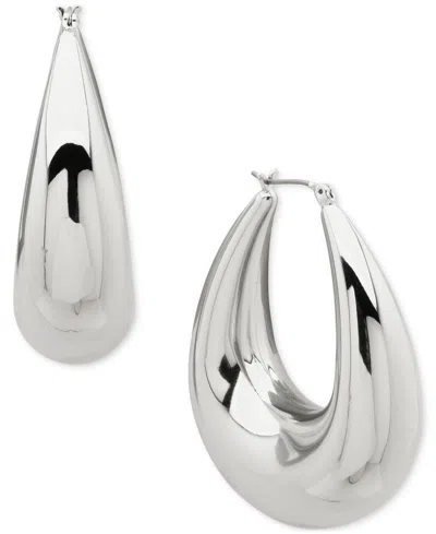 Dkny Taper Puffy Large Hoop Earrings, 2.06"