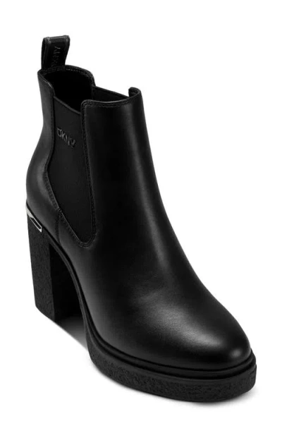 Dkny Tarquin Platform Chelsea Boot In Black