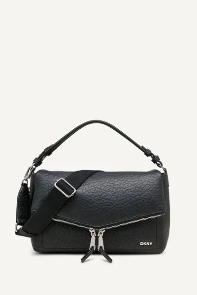 Dkny Taryn Messenger In Black