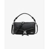 Dkny Taryn Small Messenger Crossbody In Black/silver