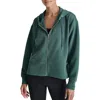 Dkny Tech Ottoman Full Zip Hoodie In Spruce
