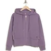 Dkny Tech Ottoman Full Zip Hoodie In Vesper