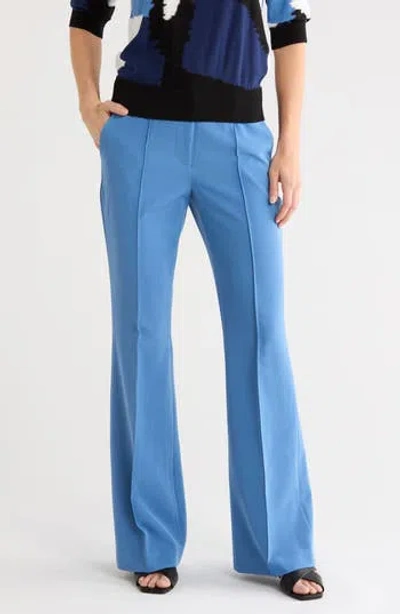 Dkny Tech Tailoring Flared Trousers In Blue