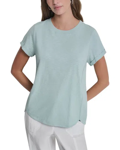Dkny Tee In Green